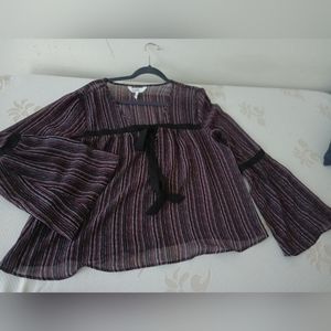 BCBG Generation sheer blouse